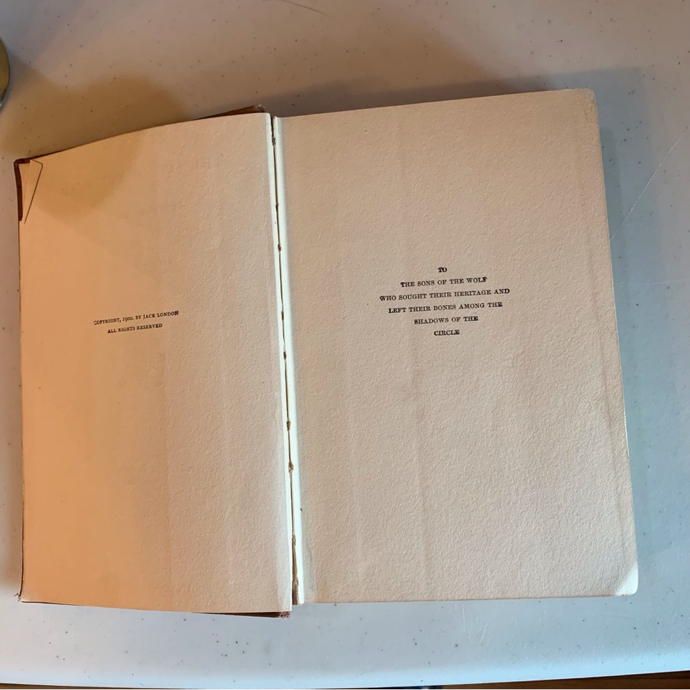 First Edition 1900 Hard Cover “The Son of the Wolf” Jack London - Picture 3 of 6